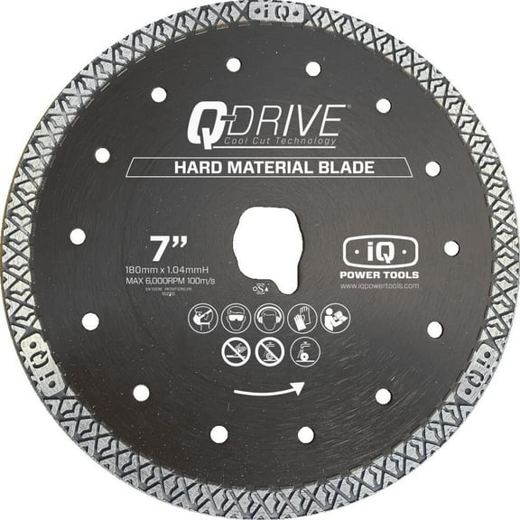 7" IQ Power Tools Q Drive Hard Material Blade