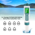thumbnail image 1 of 7 In 1 Backlight PH/TDS/EC/ORP/TEMP/SG/Salinity Water Quality Meter Tester, 1 of 8