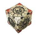 thumbnail image 1 of 7-In-1 Multi-Functional Metal Dice Set With 3D Relief Design For Tabletop Rpg Enthusiasts Gift-Givers, Versatile 7-Sided Dice Including D4 D6 D8 D10 D12 D20 With D100 Shared Face, 1 of 5