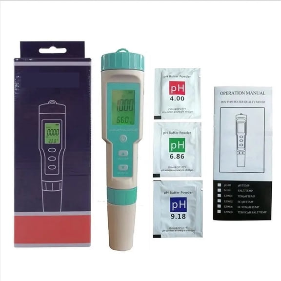 7 In 1 Multifunctional PH TDS EC ORP Salinity SG Temp Meter Pen Type IP67 ATC For Hydroponics, Aquarium ,Accurate and Reliable