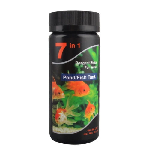 7 In 1 PH Test Fish Tank Water Tropical Aquarium Pond Water Test Strips Kit NEW