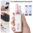 thumbnail image 1 of 7 In 1 Portable Multi-function Laptop Keyboard Cleaning Brush Set Mobile Phone Earphone Dust Removal Brush, 1 of 17
