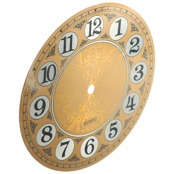 7 In Diameters 180Mm Vintage Aluminium Metal Wall Clock Dial Face Arabic Numeral