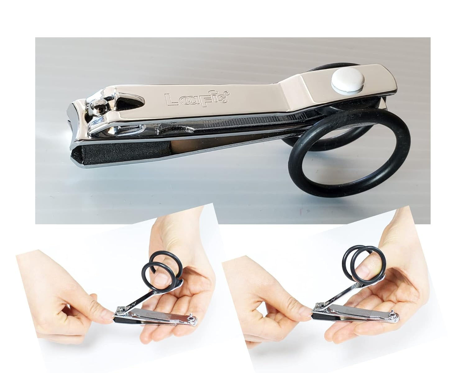 Toe Nail Clippers Adult, Nail Clippers with Catcher, 2 PCS Steel Nail  Clippers | eBay