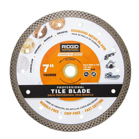7 In. Turbo Mesh Rim Diamond Blade