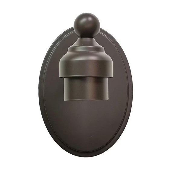 7 Inch 1 Light Style Selections #2528586 Vanity Light Fitter - Bronze Finish