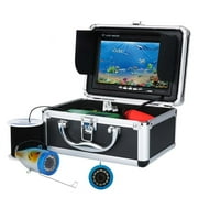 7" Inch 1000tvl Underwater Fishing Video Camera Kit 2 PCS LED White Lamp Lights Video Fish Finder Lake Under Water Fish Camera ,Fishing Observation Device