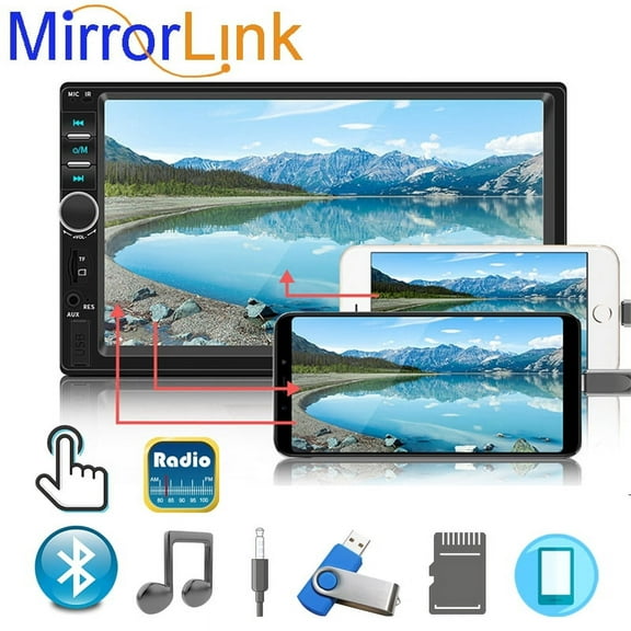 7 Inch 2 din Car Radio HD Autoradio MP5 Player Touch Screen Auto audio Car Stereo Bluetooth Mirror Link radio cassette player