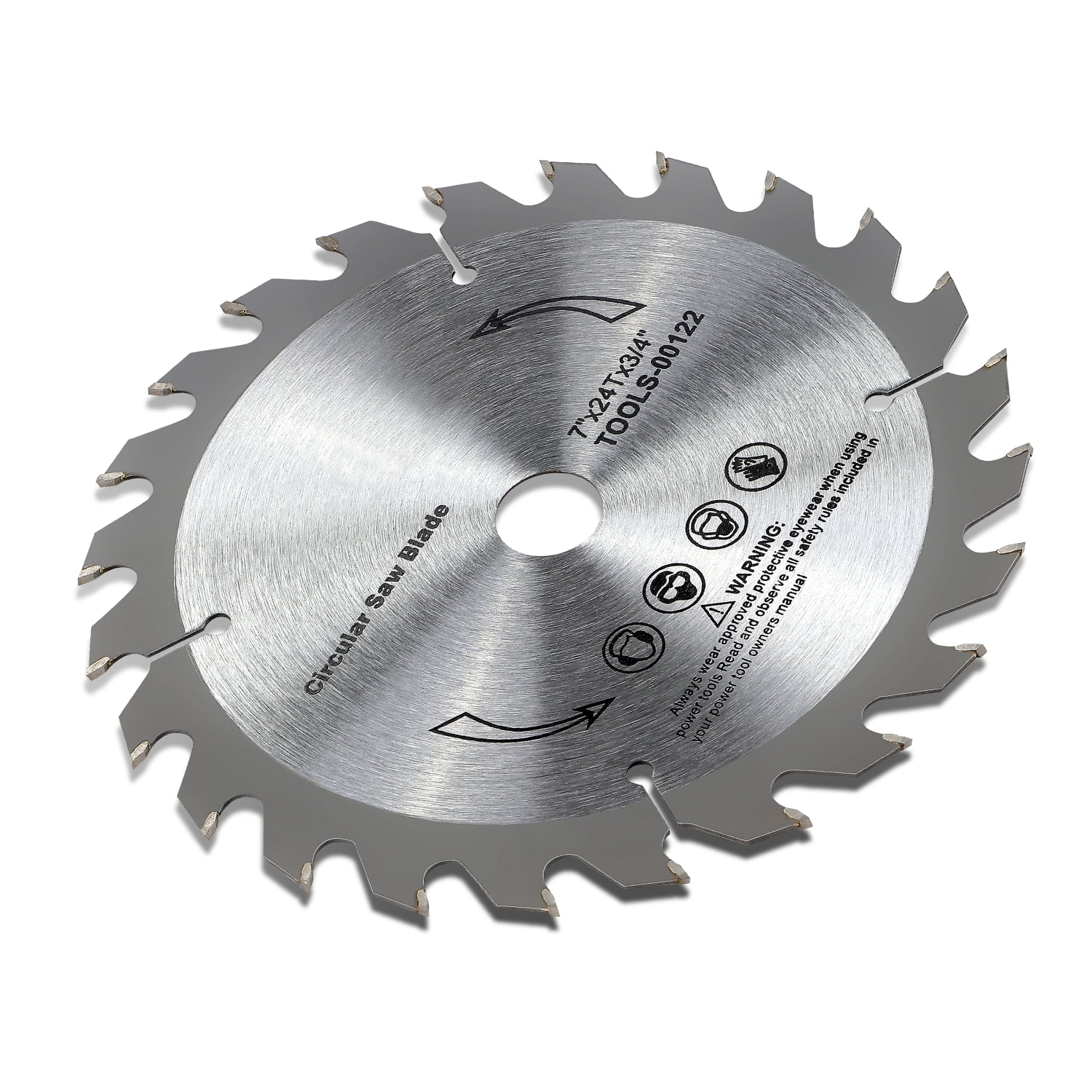 KHCRAFT 5-Pack 7-1/4" Circular Saw Blades – 24 Tooth ATB General Purpose For Wood, 5/8" Arbor, Laser-Cut