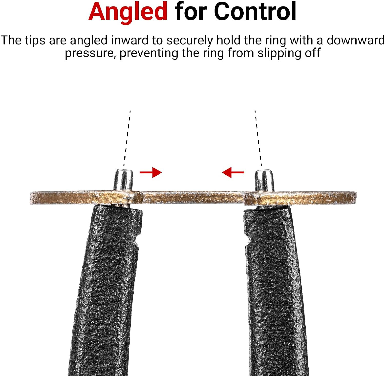 7 Inch 90-Degree Internal Retaining Ring Pliers (0.070 in. Tip ...