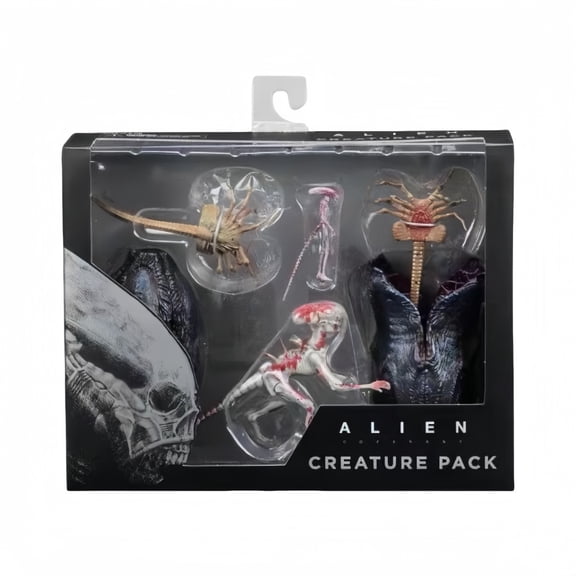 7-Inch Alien Action Figure Highly Articulated Creature Pack Collectible for Collectors, Premium Detail & Poseable Design (Creature Pack)