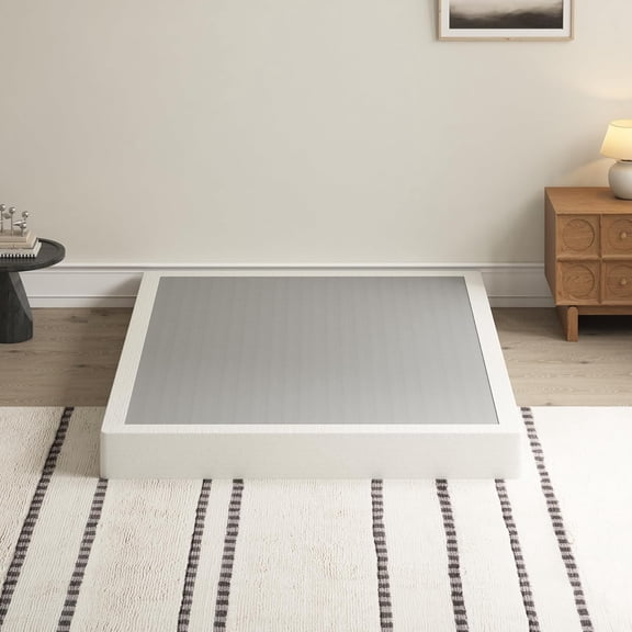7 Inch Box Spring for Full Bed Bases - Heavy Duty Metal Mattress Foundation with Fabric Cover,Low Profile Full Box Spring Only,Noise Free,Easy Assembly