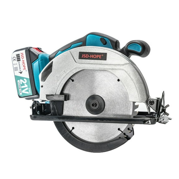 7-Inch Brushless Cordless Circular Saw-Lithium-Ion Electric Handheld Saw for Wood&Stone Cutting, with Dust Port&Blade Guard, Suitable for Bench Mount Conversion