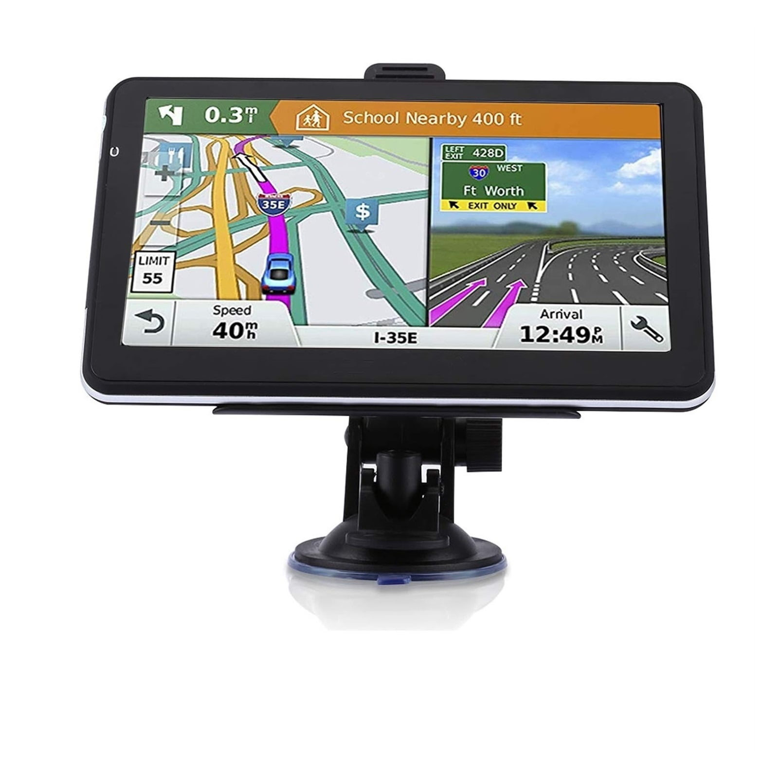 7 Inch Car Gps Navigator Touch Screen With Newest Full Europe Map ,Easy to Install