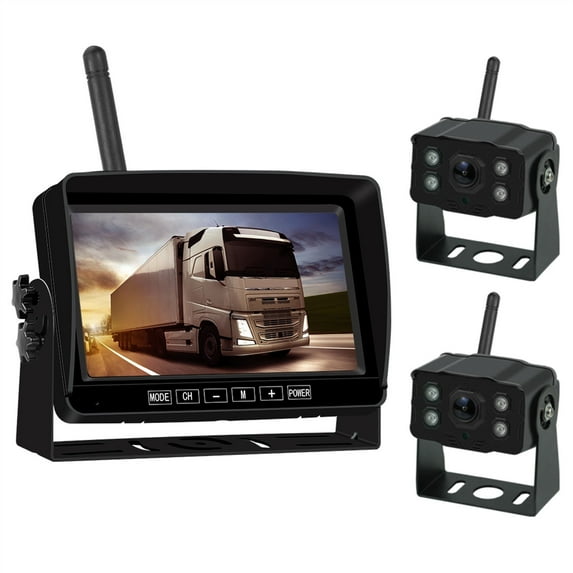7 Inch Car Monitor Wireless Truck Backup Rear View Display Reverse Backup Camera For Car RV Bus TV Display Screen ,Touchscreen Innovation