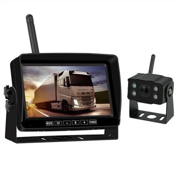 7 Inch Car Monitor Wireless Truck Backup Rear View Display Reverse Backup Camera For Car RV Bus TV Display Screen ,Touchscreen Innovation