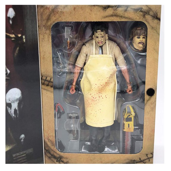 7Inch ChainsawWielding HorrorCharacter Collectible PVC ActionFigure, Desktop Display Statue, HobbyCollector Gift