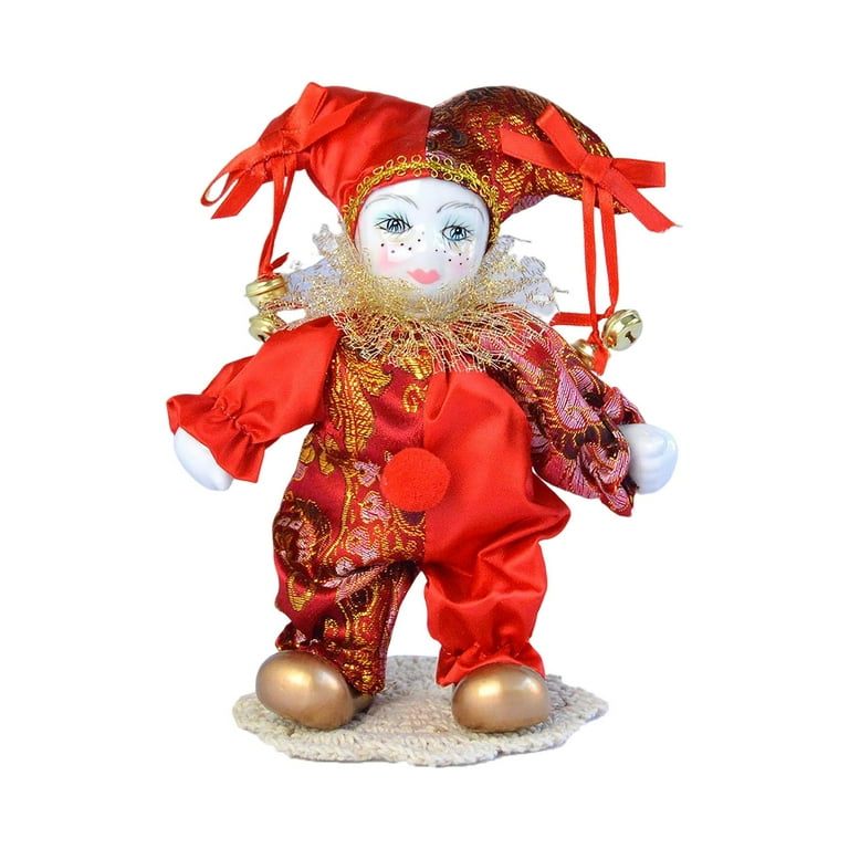 Antique clown doll top