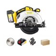 thumbnail image 1 of 7-Inch Cordless Circular Saw, Lithium-ion Electric Woodworking Saw with Adjustable Angle, 1 of 6
