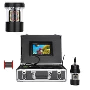 7 Inch DVR Recorder 20m/50m/100m Underwater Fishing Video Camera Fish Finder IP68 Waterproof 38 LEDs 360 Degree Rotating Camera ,Wide View Angle