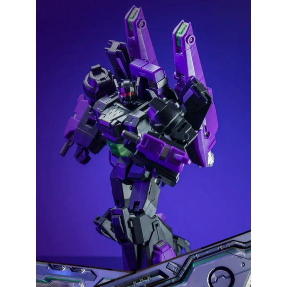 7 Inch Defense Aircraft Convertible Figure, Cybertron Inspired Collectible Robot Model (TNT-01B)