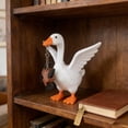 thumbnail image 1 of 7 Inch Desk Goose Desktop Goose Statue Magnetic Goose Key Holder Funny Goose Figurine for Office Table or Home Decorations Idea, 1 of 6
