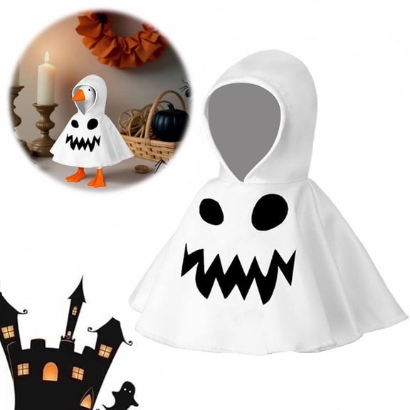 7 Inch Desk Goose Outfit,Mini Halloween Hoodie For Desk Goose,Magnetic Gooses Statue Key Holder Accessory For Table Decor,Desktop G-Oose Clothes,For D-Esk G-Oose
