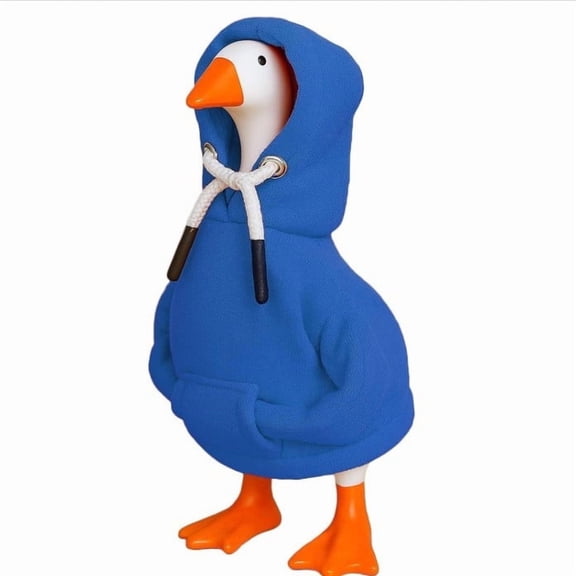 7 Inch Desk Goose Outfits, Mini Desktop Goose Hoodie Clothes Desk Goose Costumes for Goose Statue