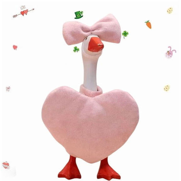 7 Inch Desk Goose Outfits, Tabletop Goose Accessories, Porch Goose Costume for Goose, Statue Clothes, Cute Table Decor for Home Office Decoration Goose Gift