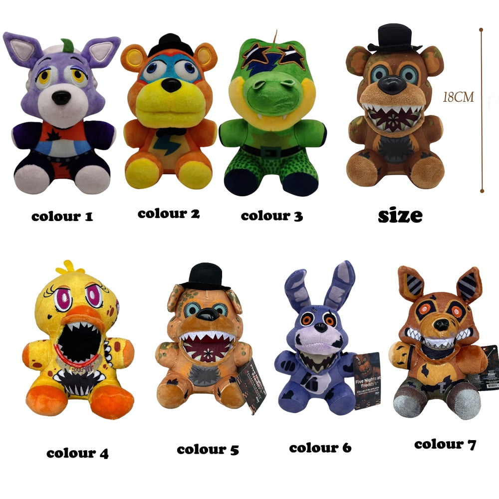 Anime Five Nights at Freddy's 4 Plush Toy FNAF Freddy Bear Foxy Stuffed  Dolls