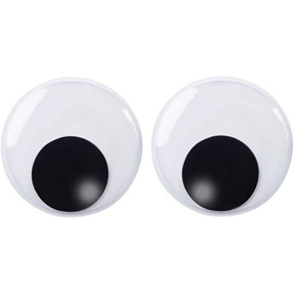 7 Inch Giant Googly Eyes Plastic Wiggle Eyes with Self Adhesive for Chritsmas Tree Party Decorations 2 Pieces