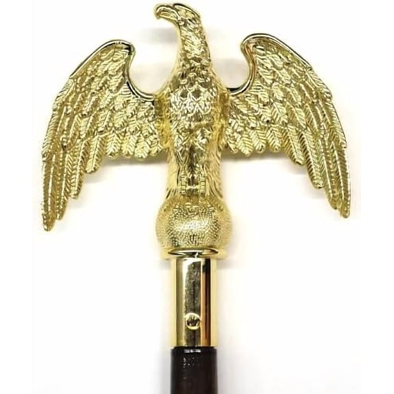7 Inch Gold Eagle Topper Ornament (ABS) for Indoor Flag Pole