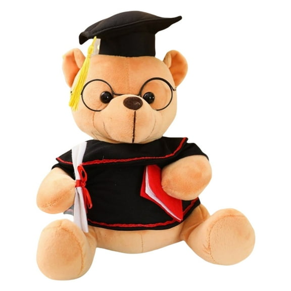 7 Inch Graduation Season Bear Plush Stuffed Animal Graduation Puppy with Hat, Diploma, Gift for Friend Relatives