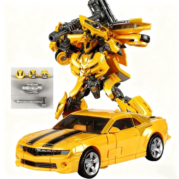 7-Inch Heroic Transformable Robot Action Figure | Premium Collectible Model | Autobot-Style for Perfect Gift