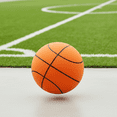 thumbnail image 1 of 7 Inch Indoor Silent Football Lightweight Polyurethane Foam Shooting Practice Orange Mute Bouncing Ball for Quiet Indoor Sports and Fitness Activities, 1 of 5