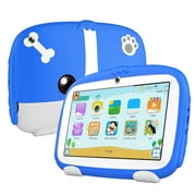 7-Inch Kids Tablet with Android 11, WiFi, Bluetooth, 2GB+32GB, 256GB Expandable, Parental Control, Dual Camera, 6000mAh Battery   Educational Learning Tablet Gift for Children