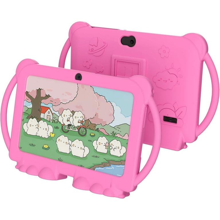Qetupa Kids Tablet 7インチ (3点) 7 Inch Kids Tablet, Android Toddler Tablet for Kids, 4GB RAM+32GB