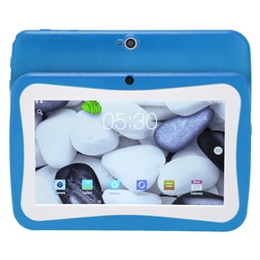 7 Inch Kids Tablet Android 8.0, 7" Portable Toddler Learning Computer with Protective Cover, Dual Camera WiFi Bluetooth 4GB RAM 32GB Storage Blue