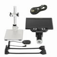 thumbnail image 1 of 7 Inch LCD Digital Microscope 1200X Zoom, 12MP High-Resolution for Soldering & PCB Inspection,Continuous Magnification A, 1 of 10