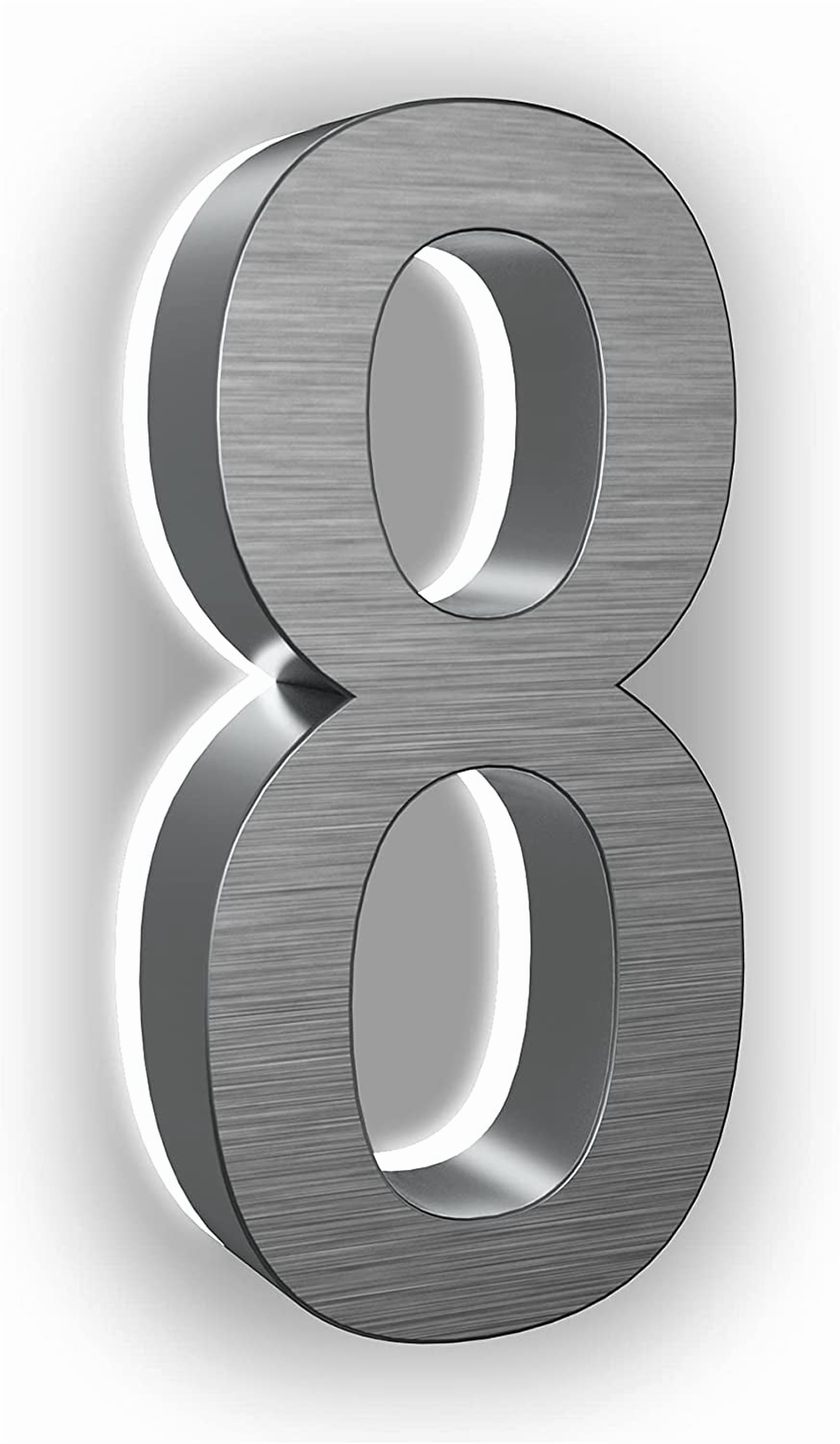7-Inch LED Backlit Address Number for House - Waterproof Outdoor ...
