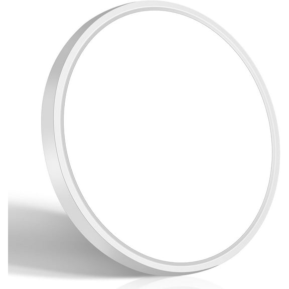 7 Inch LED Flush Mount Ceiling Light Fixture, 15W 1600LM, Super Slim 0.67 Inch Small LED Ceiling Light, 5000K Daylight White Ceiling Lamps for Bedroom, Closet, Hallway, Non-Dimmable, 1 Pack