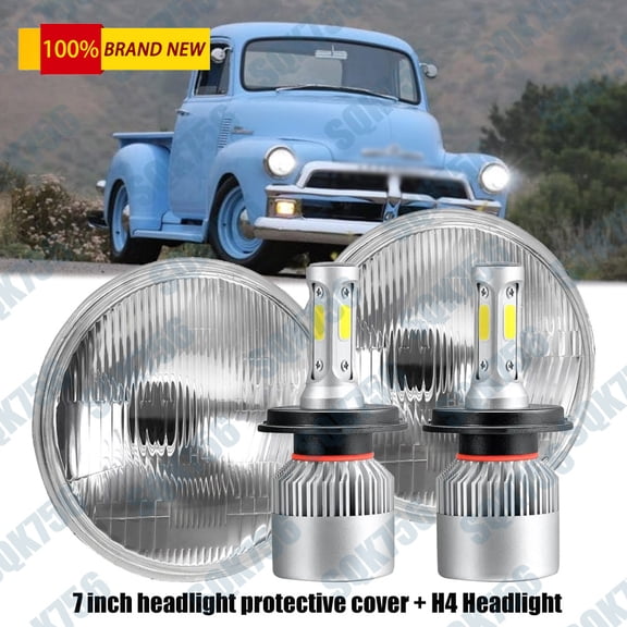 7 Inch LED ROUND Headlights For Chevrolet Truck 1954-1957 3100 1956-1959