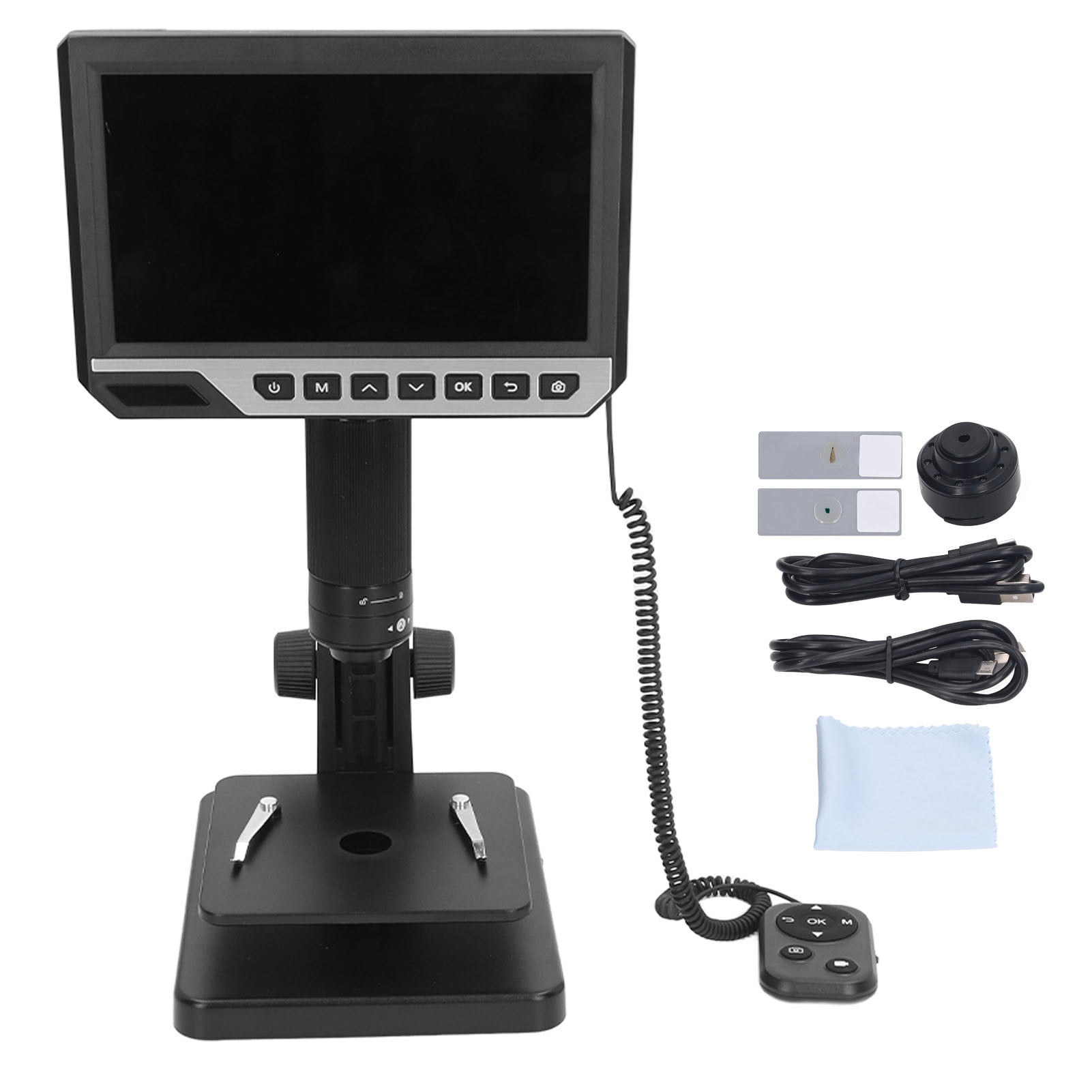 7 Inch Large Screen Digital HD Microscope 2000x Coin Microscope for