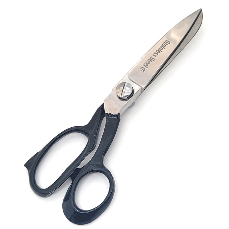 10 Inch Tailors Shears Glazed Blades Black Handle - Janome 10 Inch Tailors Shears Glazed Blades Black Handle - Janome