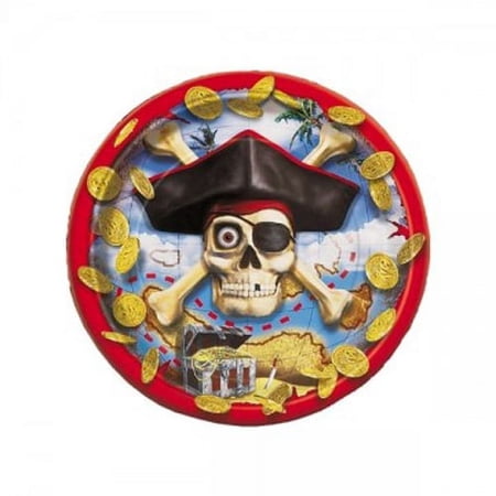 7 Inch Luncheon Plates - 8PK/Pirates Bounty