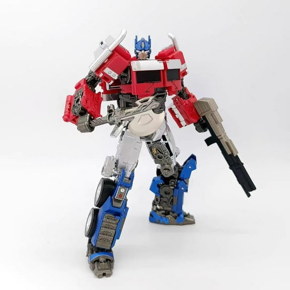 7 Inch Movie Beast Series Pickup Truck Converting Commander Robot, Deluxe Extra Weapon Pack Included Collectible Action Figure