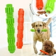 thumbnail image 1 of 7 Inch Pet Dog Chew Toy Aggressive Chewer Training Tooth Cleaning TDR Rubber Molar Treat Dispenser for Small to Large Dogs, Green, 1 of 6