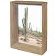 thumbnail image 1 of Picture Frame with Rectangular Wooden Encasing, Large, Brown, 1 of 5