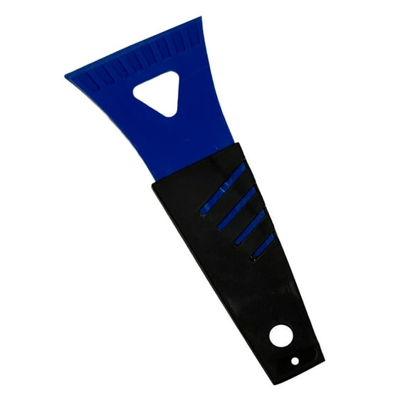 7-Inch Plastic Ice Scraper for Car Windshield, Blue Winter Fast Frost Removal Tool with Ergonomic Grip, Efficient Ice Scraper for SUV Truck, Non-Scratch, Lightweight, Car Accessories