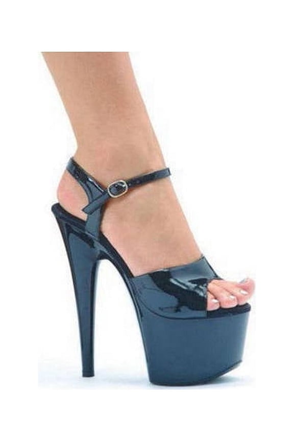 7 Inch Pointed Stiletto Sandal Women'S Size Shoe With Ankle Strap